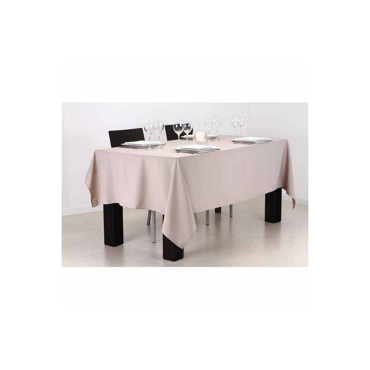 Nappe anti-taches Beige Lin 140 x 240 cm - Image 4