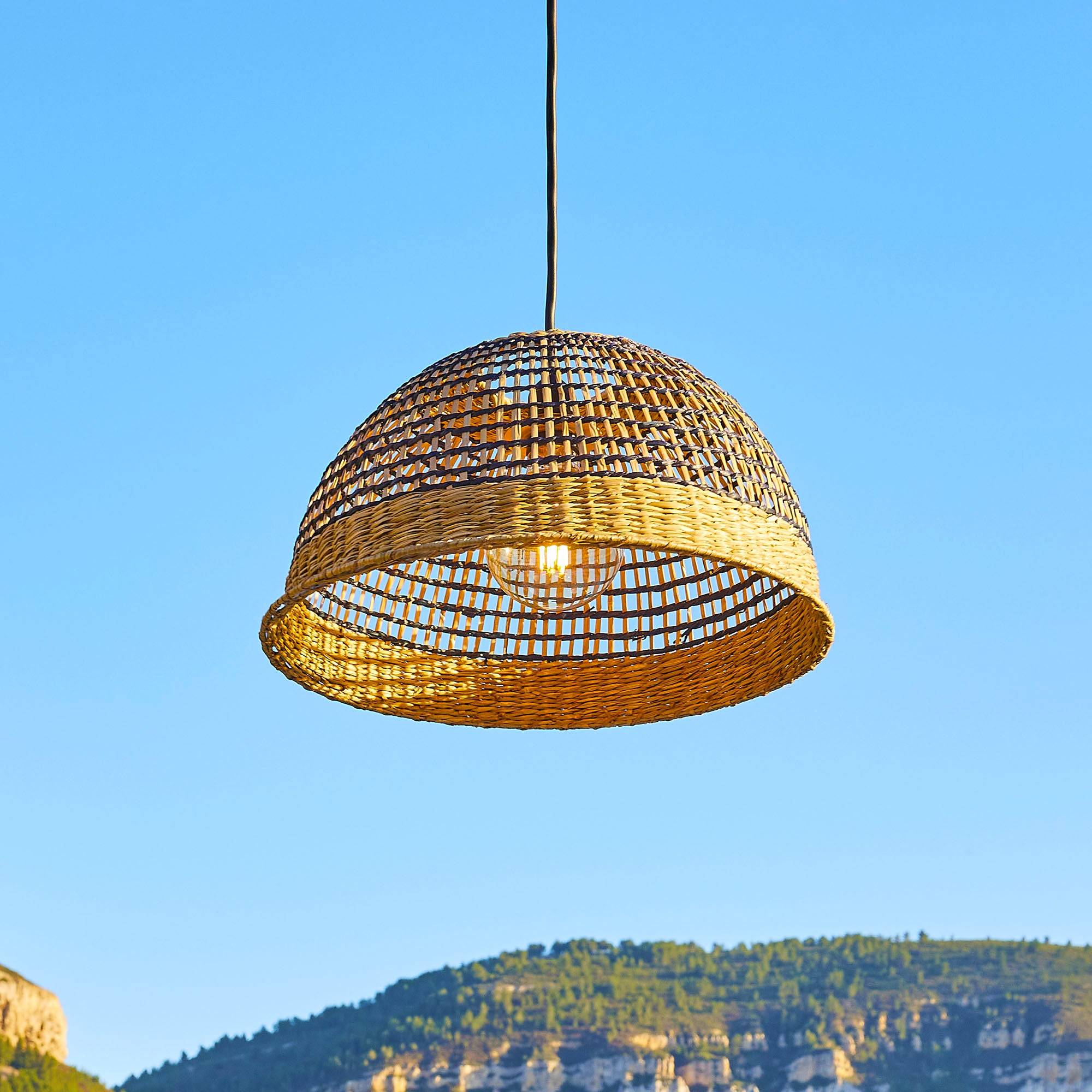 Lumisky - Abat jour naturel seul CESARE INDOOR H19cm - Image 3