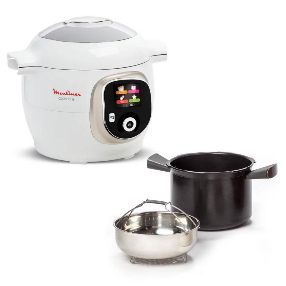 Moulinex - Multicuiseur intelligent 6l 1600w blanc CE85BA10 Moulinex - Image 2