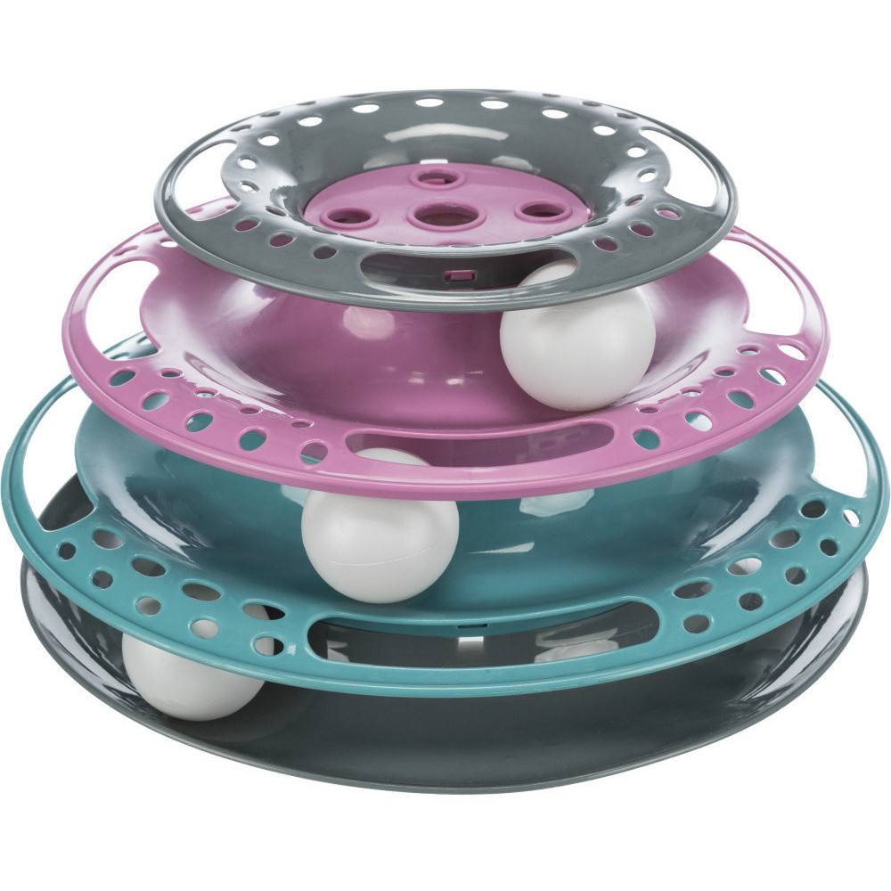 Trixie - Jeux pour chat, Catch the Balls, taille ø25 x 13 cm. - Image 2
