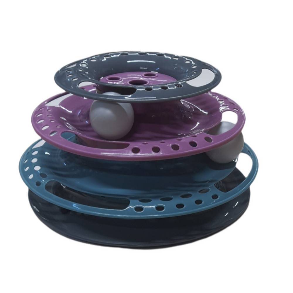 Trixie - Jeux pour chat, Catch the Balls, taille ø25 x 13 cm. - Image 7