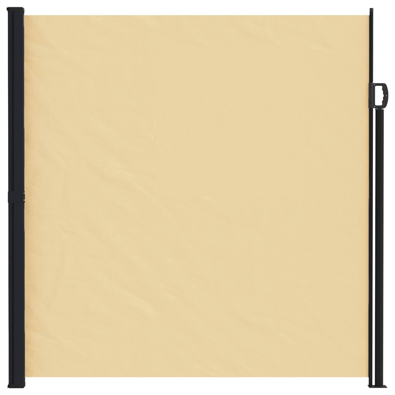 Store latéral rétractable polyester sable 600 x 200 cm - PANGIVO - Image 2