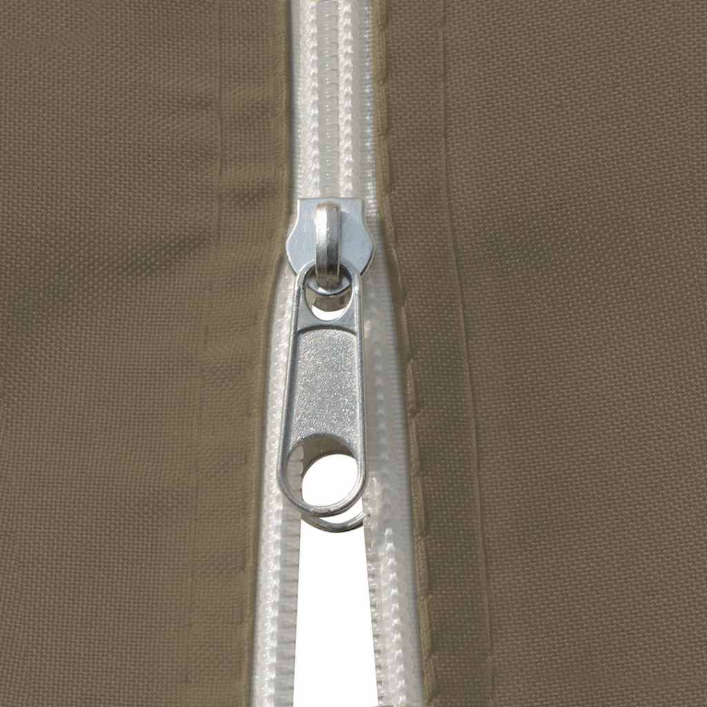 Tonnelle de Jardin Acier avec Rideaux Toit Ventilé Imperméable pour Terrasse Taupe 4x3 m – ComfortXL Outdoor Living - Image 7