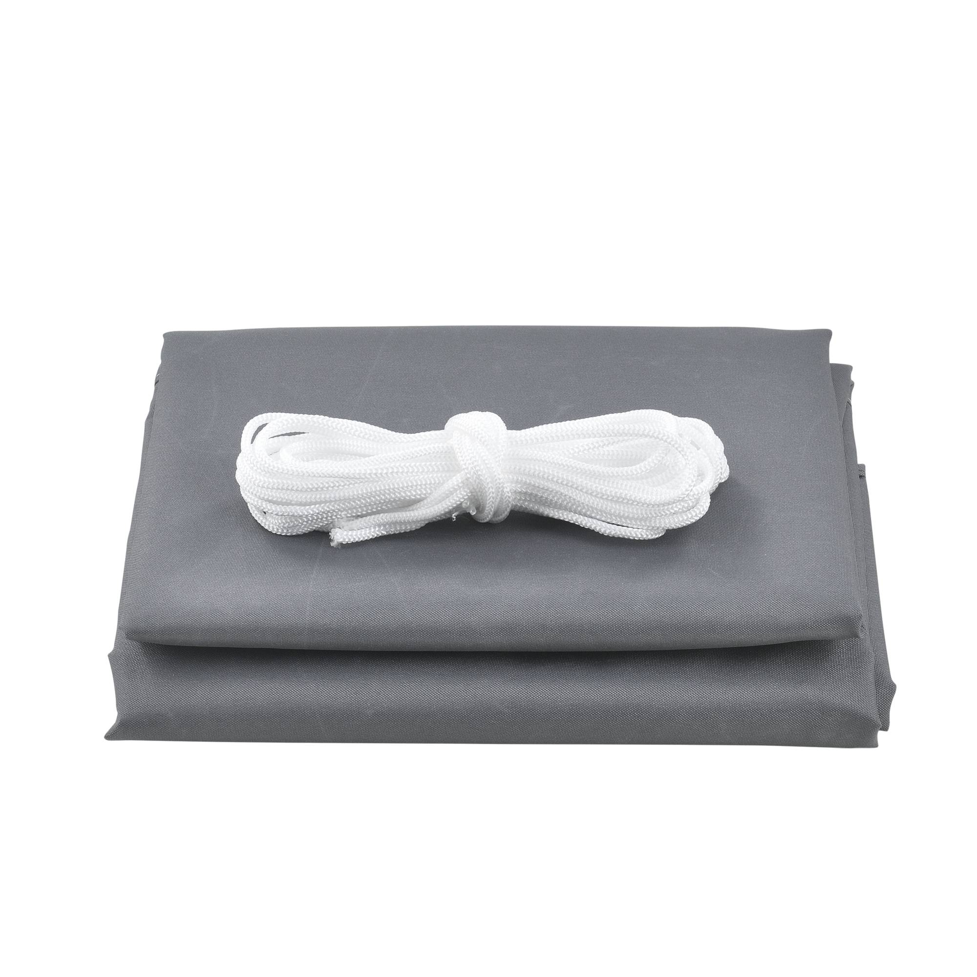 Voile d'Ombrage Lerma Rectangualire Gris Foncé 2,5 x 5 m [en.casa] - Image 2