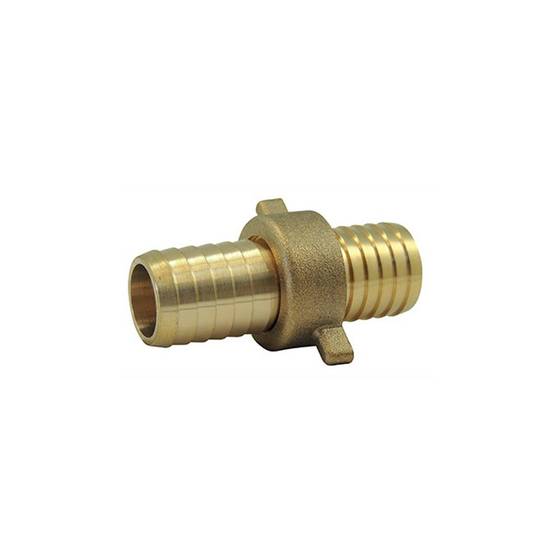 Raccord union cannelé avec écrou à ailette en laiton - Ø A: 1'' | Ø B: 25mm