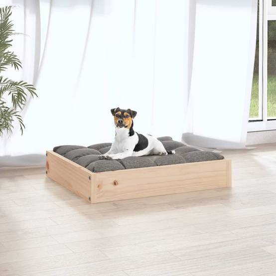 PANGIVO - Lit pour chien bois de pin naturel 51.5 x 44 x 9 cm - PANGIVO - Image 3