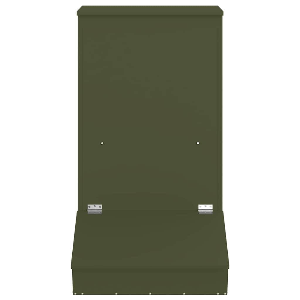Vidaxl - Distributeur de porcs Vert olive 82 x 51 x 91,5 cm vidaXL 874643 - Image 5