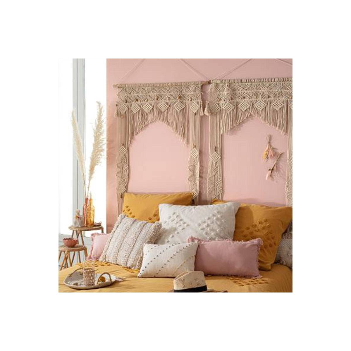 Rideau Fil forme Arche Macramé en Coton 90 x 200 cm - Image 4
