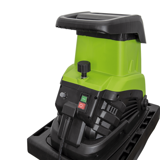 Broyeur de végétaux 2500W Bac 45L Coupe Branches 45mm Elagage Jardinage Taillage VITO - Image 4