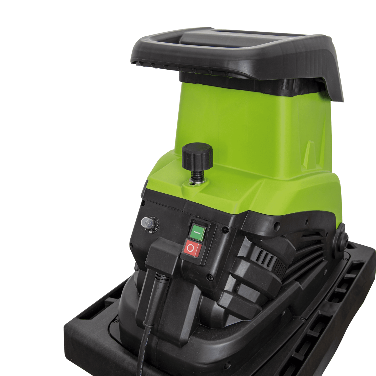 Broyeur de végétaux 2500W Bac 45L Coupe Branches 45mm Elagage Jardinage Taillage VITO - Image 4