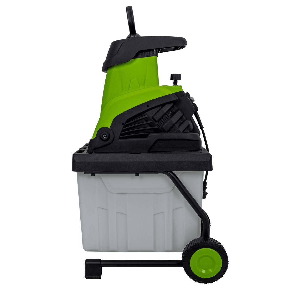 Broyeur de végétaux 2500W Bac 45L Coupe Branches 45mm Elagage Jardinage Taillage VITO - Image 8