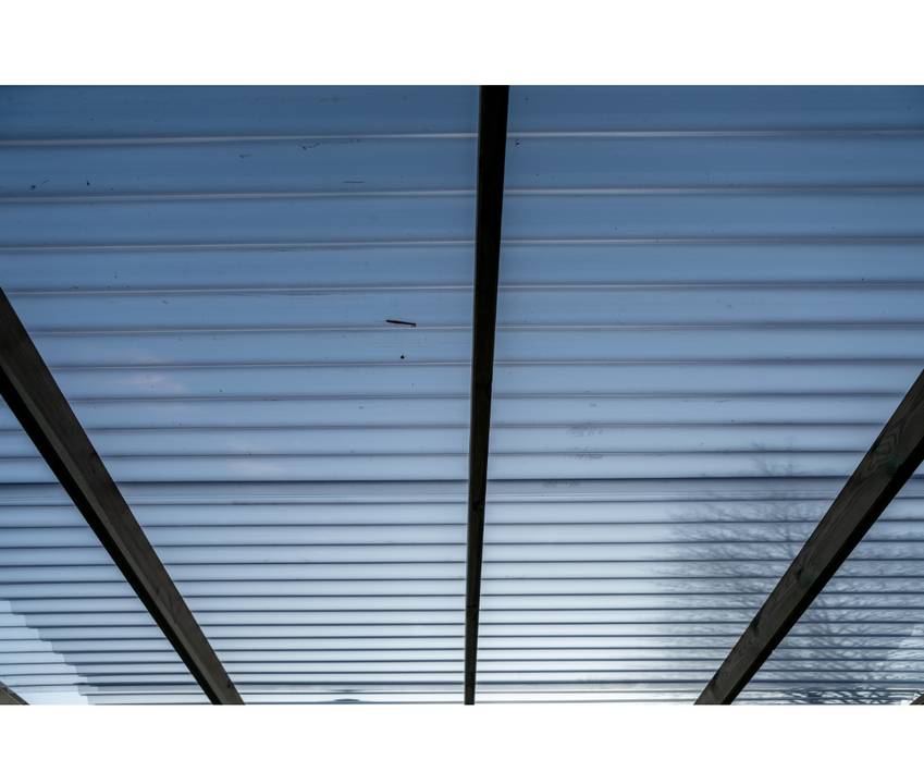 Habrita - Carport Autoclavé toit  plat - S.h.t. : 15,00 m2 - toit tôle PVC Habrita - Image 4