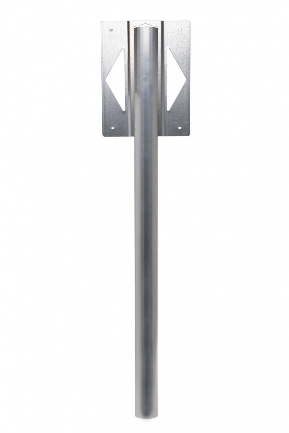 Pied Elliptique Aluminium Renz Support élégant Et Robuste Pour Boîte Aux Lettres - Renz - Image 2