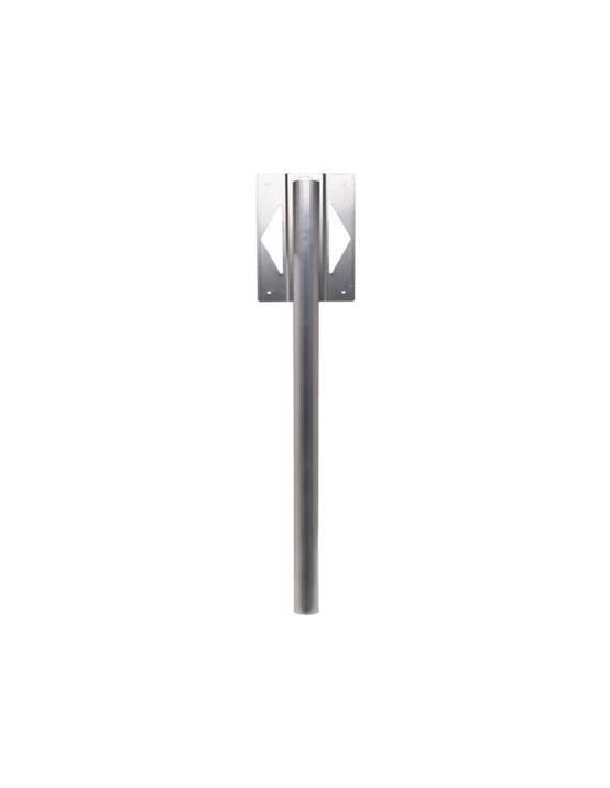 Pied Elliptique Aluminium Renz Support élégant Et Robuste Pour Boîte Aux Lettres - Renz - Image 1