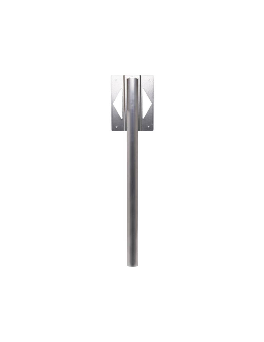 Pied Elliptique Aluminium Renz Support élégant Et Robuste Pour Boîte Aux Lettres - Renz - Image 1