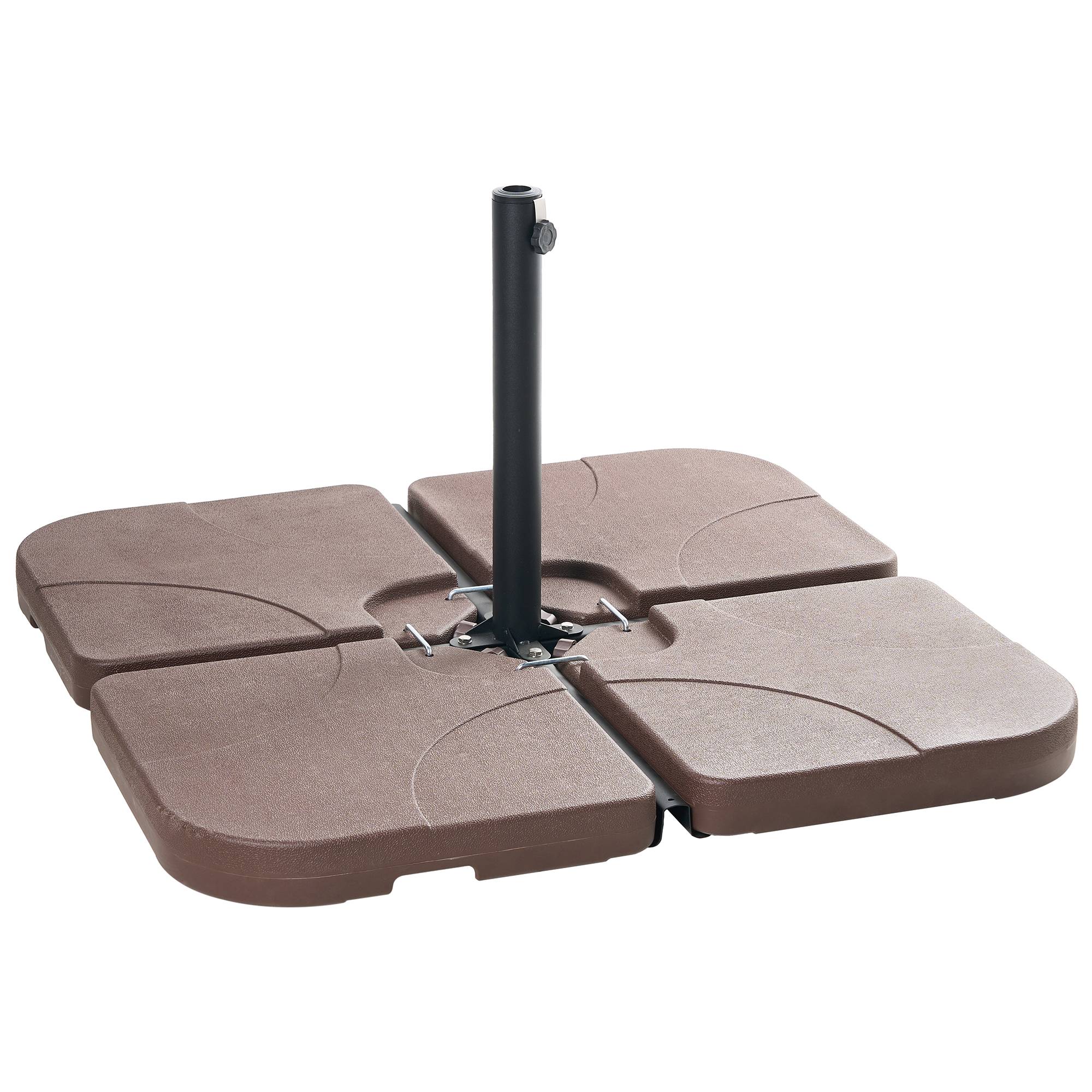Beliani - Accessoires de parasol Matière synthétique Taupe CARIA - Beliani - Image 4