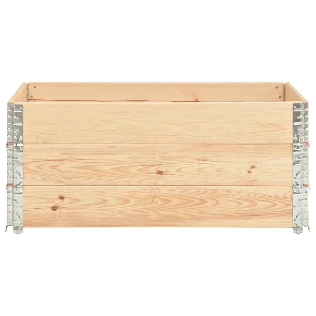 Vidaxl - Jardinières surélevées 3 pcs 100x150 cm Bois de pin solide vidaXL 3055171 - Image 4