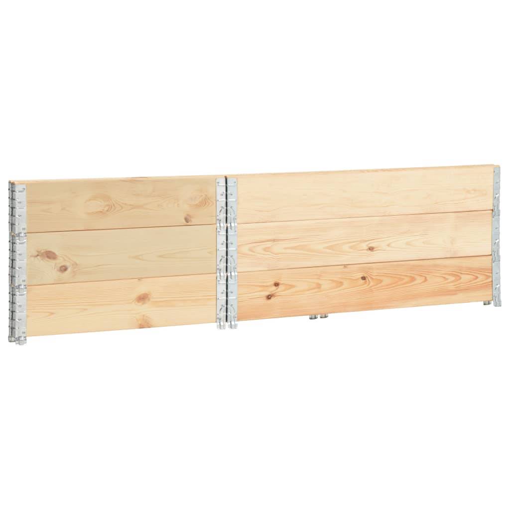 Vidaxl - Jardinières surélevées 3 pcs 100x150 cm Bois de pin solide vidaXL 3055171 - Image 4