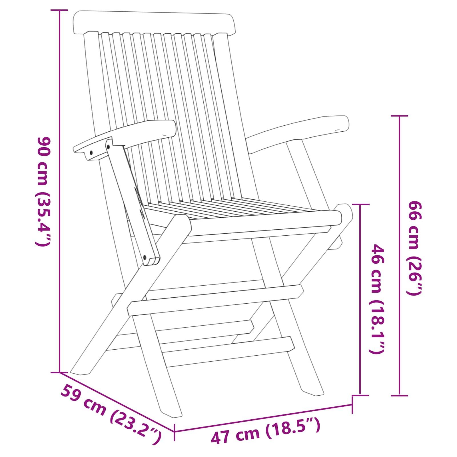 Ensemble de salle à manger jardin bois teck marron 160 x 80 x 75 cm, Poids :72.96kg - PANGIVO - Image 5