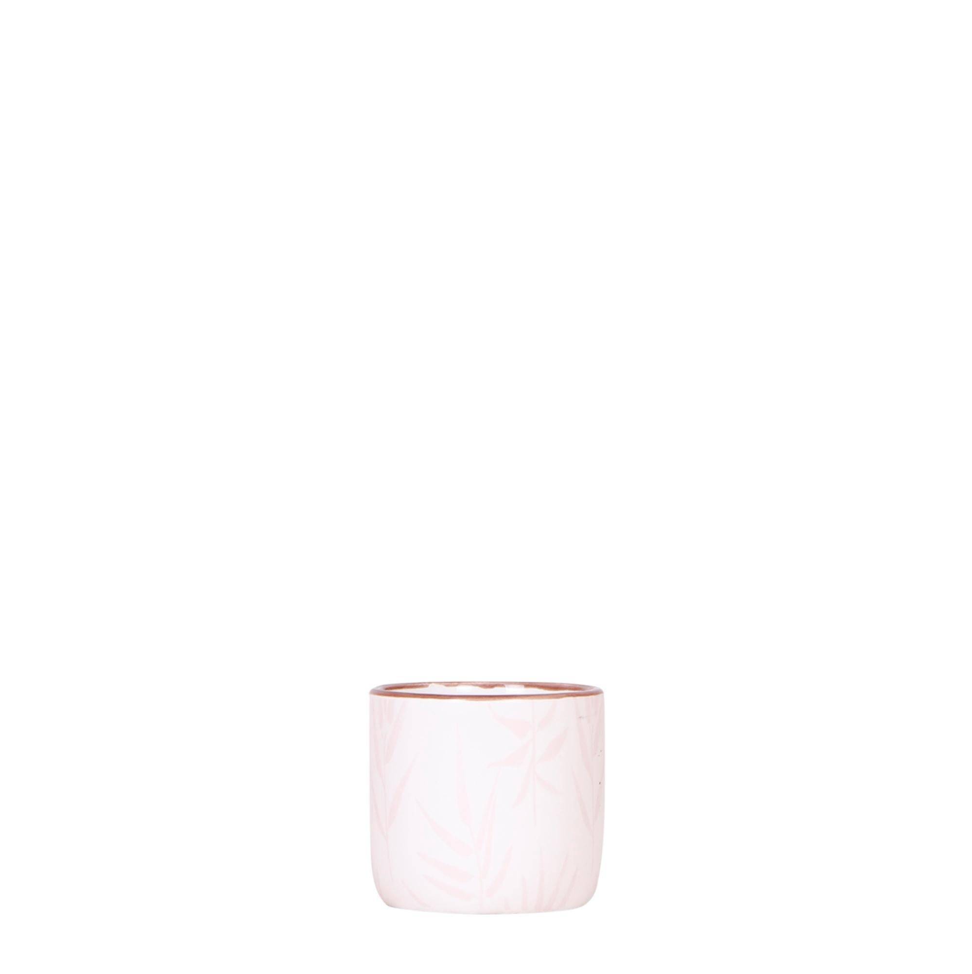 Pot Leaf rose frais avec feuilles pastel- La Green Touch - Image 1