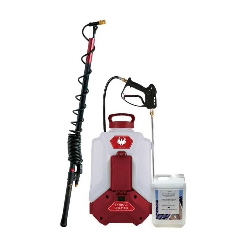 Pack DORSAL SPRAYER EVO PHOENIX 5,10 OU 20L ULTRA D'MOUSS avec la perche télescopique EVO de 5.4 m - 5 L - Image 2