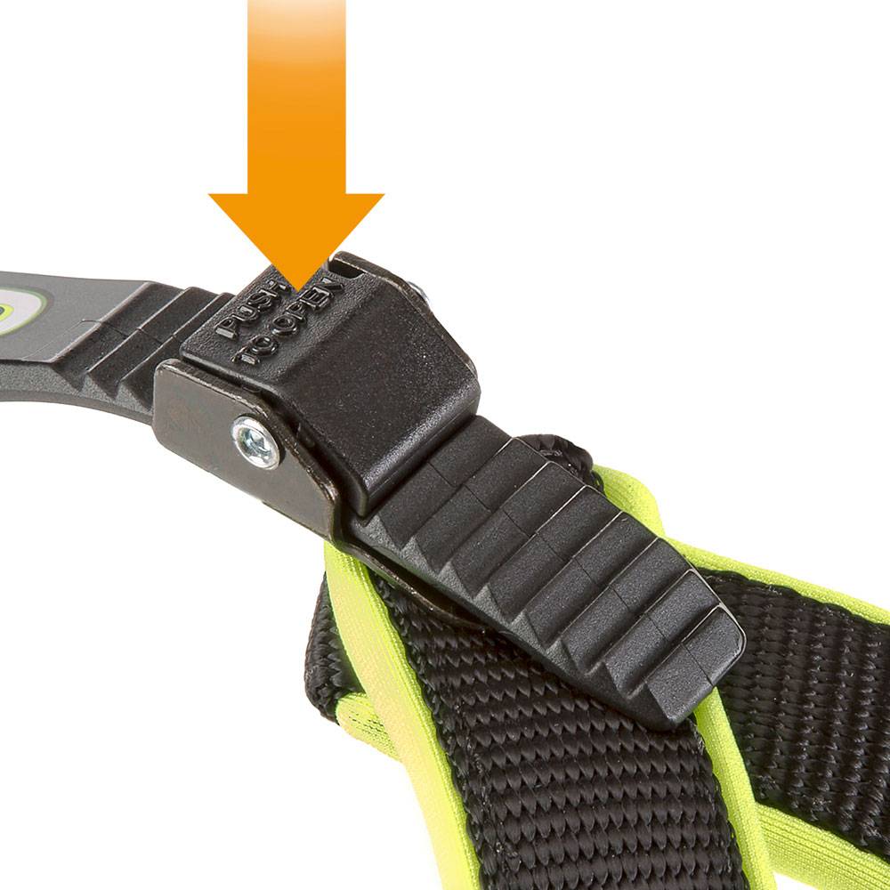 Ferplast - Ferplast Harnais ergonomique pour chiens AGILA FLUO 3, ajustement parfait, fermeture pratique avec lacet, rembourrage souple, A=B 37÷57 cm 15 mm Vert - Image 4