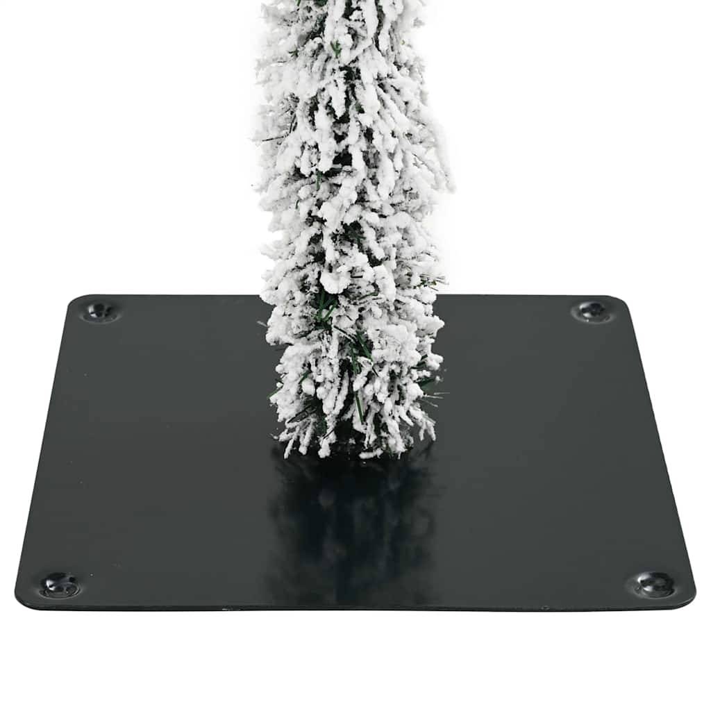 ComfortXL - Sapin de Noël Prêt à Poser 150 cm, Blanc Enneigé avec Guirlande 30m 150 LED et Boules – ComfortXL Outdoor Living - Image 9