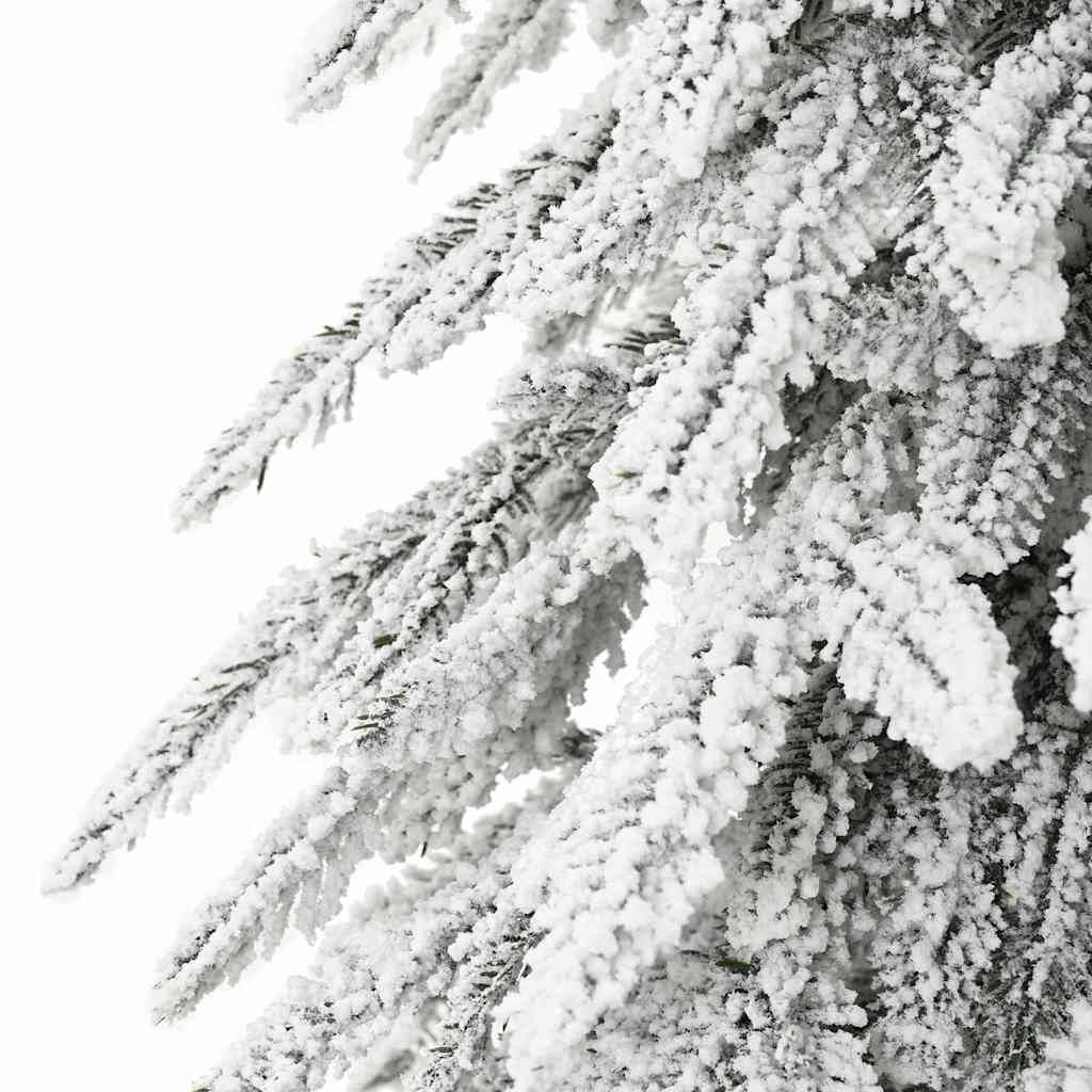 ComfortXL - Sapin de Noël Prêt à Poser 150 cm, Blanc Enneigé avec Guirlande 30m 150 LED et Boules – ComfortXL Outdoor Living - Image 8
