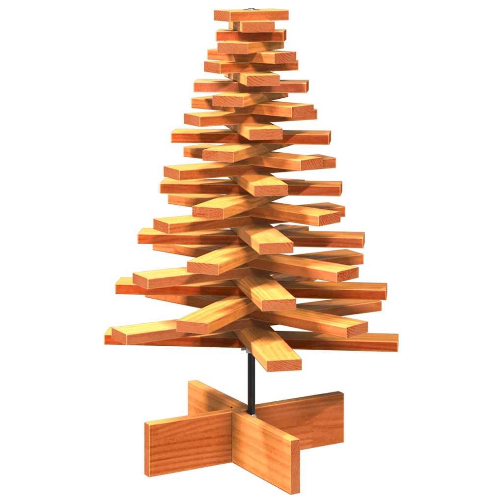 Maison Chic - Sapin de Noël | Arbre de Noël en bois pour décoration 80 cm bois de pin massif Maison Chic - Image 5
