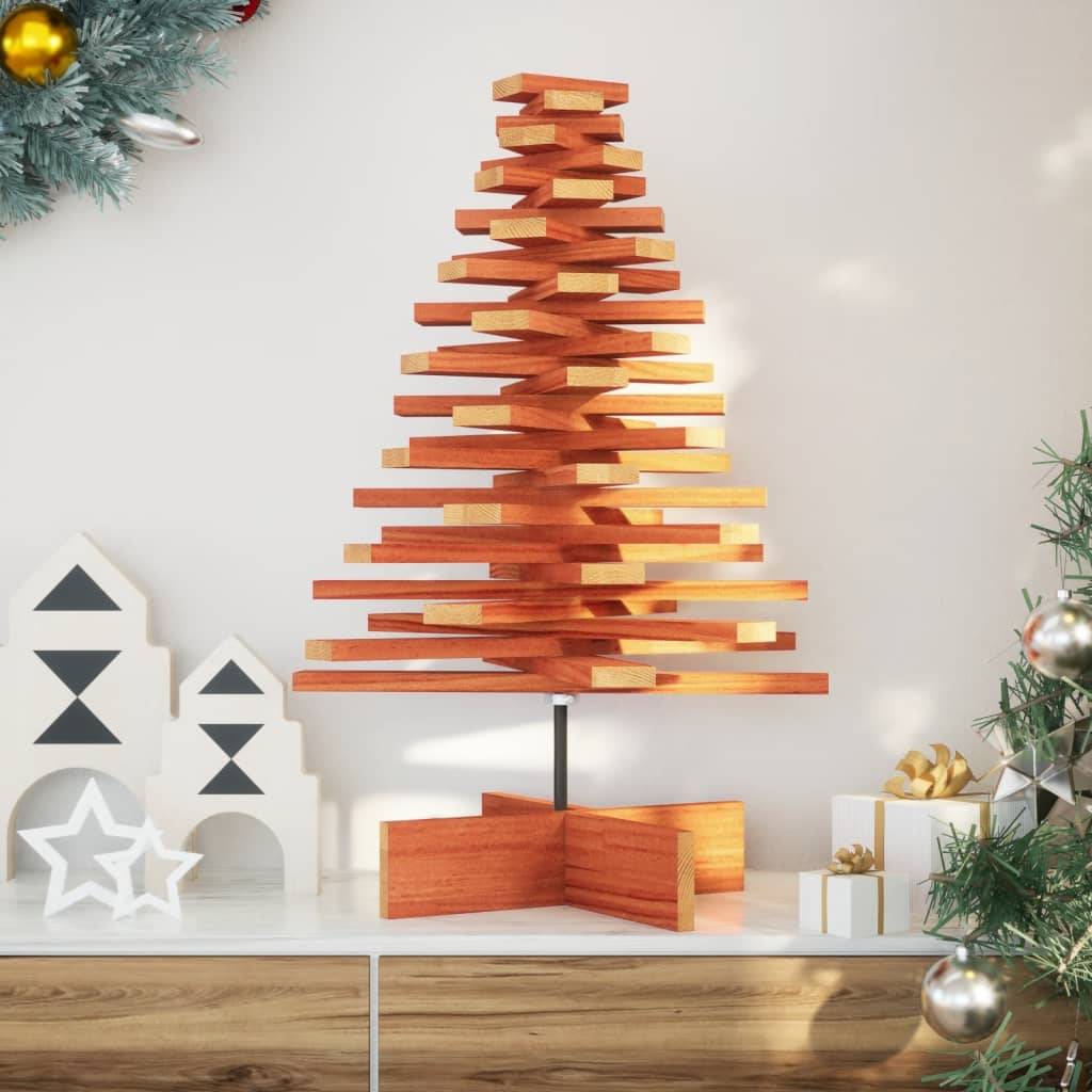 Maison Chic - Sapin de Noël | Arbre de Noël en bois pour décoration 80 cm bois de pin massif Maison Chic - Image 2