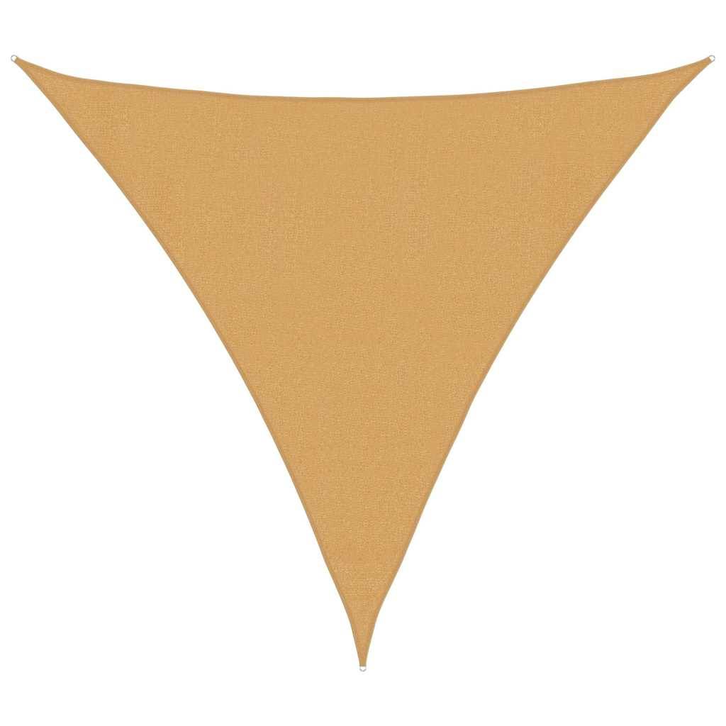 Voile d'ombrage PEHD sable 360 x 360 x 360 cm - PANGIVO - Image 1