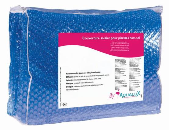 Aqualux - Couverture solaire rectangulaire AQUALUX - pour piscine autoportante - 3.00 x 2.00m - 180µ - 105159 - Image 1