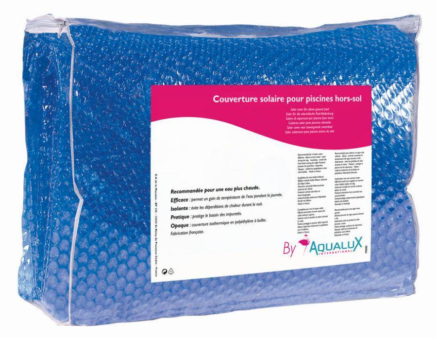 Aqualux - Couverture solaire rectangulaire AQUALUX - pour piscine autoportante - 3.00 x 2.00m - 180µ - 105159 - Image 1