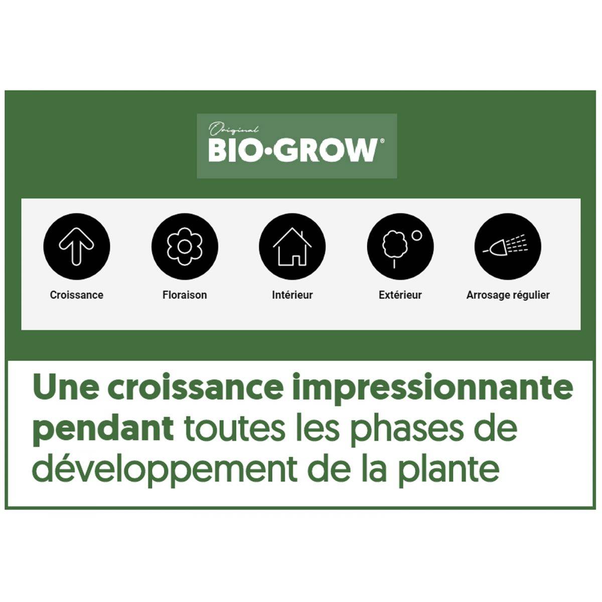Engrais croissance BIO.GROW 1 litre - BIOBIZZ - Image 2