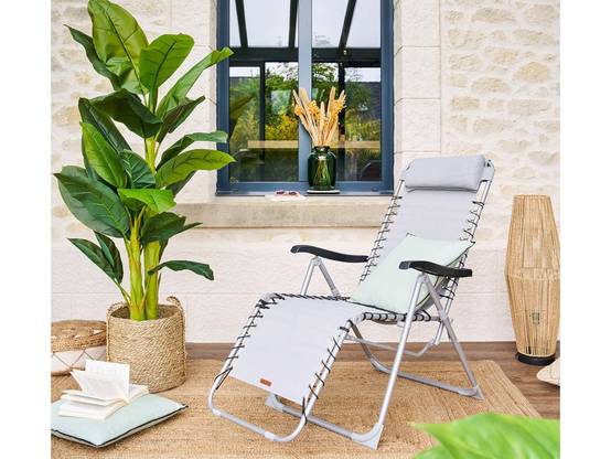 Hesperide - 2 Fauteuils de jardin relax SILOS Gris - Hespéride - Image 5
