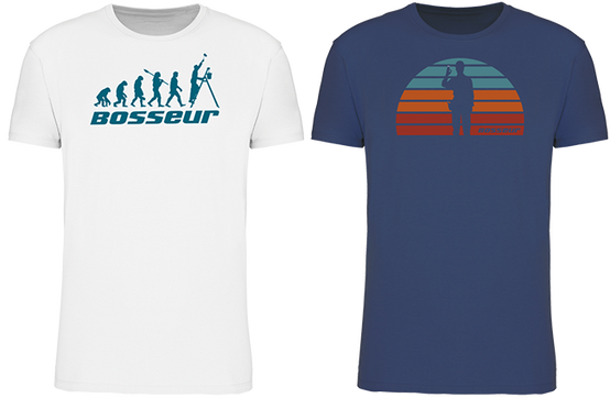 Lot de 2 t-shirt de travail BOSSEUR Evo Blanc - 12235-001