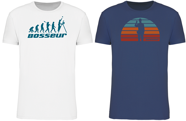 Lot de 2 t-shirt de travail BOSSEUR Evo Blanc - 12235-001