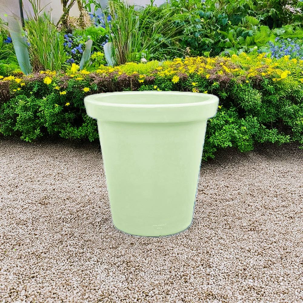 Plast'Up Rotomoulage - Pot de fleurs rond xxl delight 420l- lot de 2 - plast'up rotomoulage - Image 2