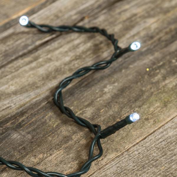 Lotti - Guirlande led 36,5m 900 led blanc Froid animées câble vert IP44 Lotti - Image 8
