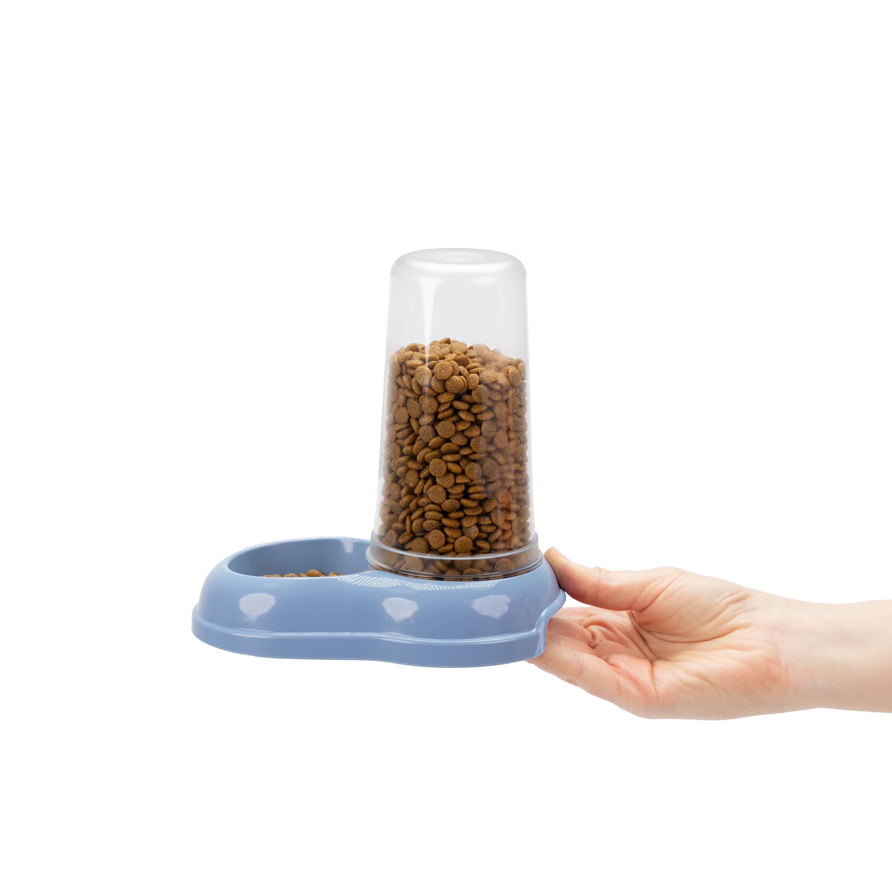 Ferplast - Ferplast Distributeur de nourriture ou d'eau pour chiens et chats AZIMUT 600, Distributeur de nourriture sèche ou eau 0,6 litre, fond antidérapant, - Image 9
