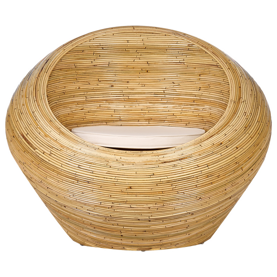 Fauteuil Rotin Naturel MAIORI - Beliani - Image 3