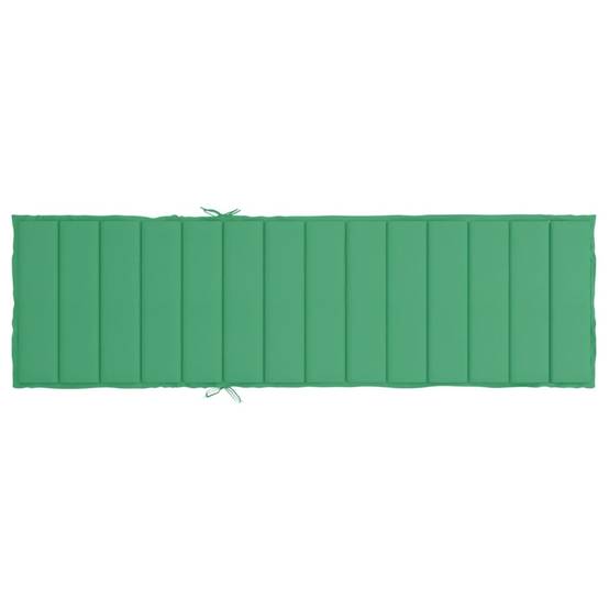 Coussin Bain de soleil | Coussin de chaise longue vert 200x60x3 cm tissu oxford Maison Chic - Image 5