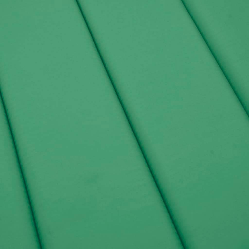 Coussin Bain de soleil | Coussin de chaise longue vert 200x60x3 cm tissu oxford Maison Chic - Image 6