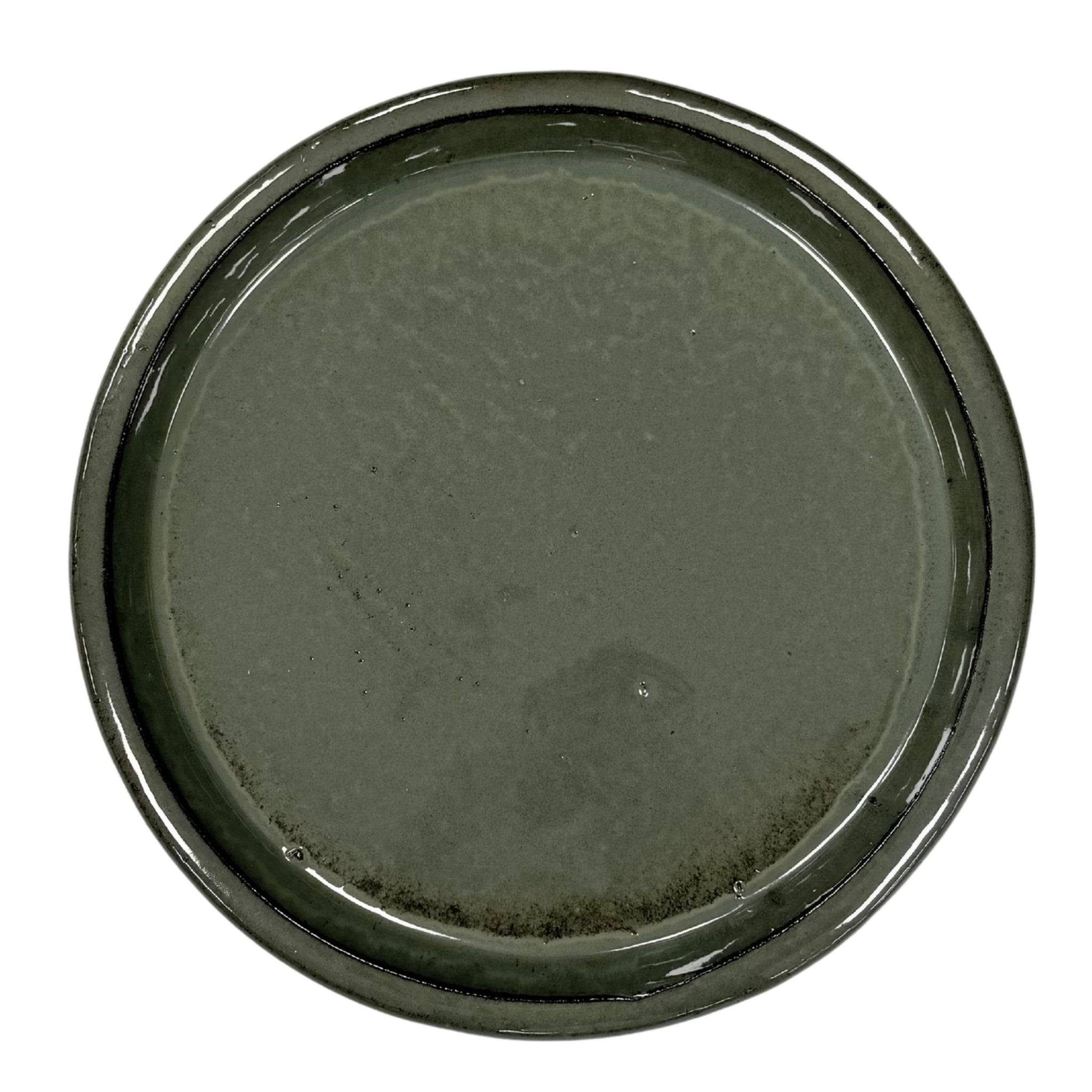 Provencelia - Soucoupe ronde 35cm vert crème - Image 3