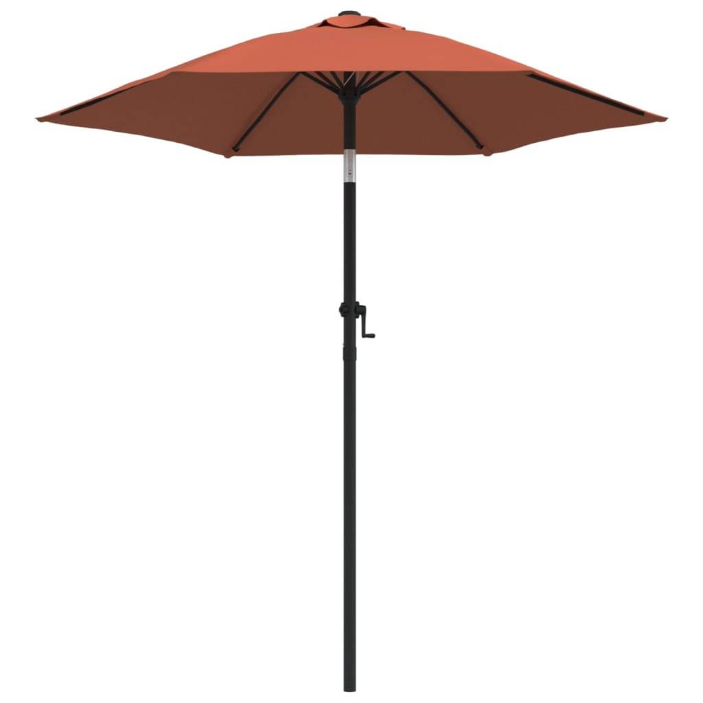Parasol de jardin | Parasol d'extérieur | Parasol Terre cuite 200x224 cm Aluminium Maison Chic - Image 1