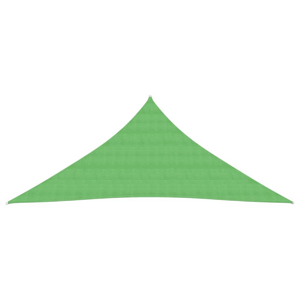 Helloshop26 - Voile toile d'ombrage parasol 160 g/m² PEHD 5 x 5 x 5 m vert clair - Image 2