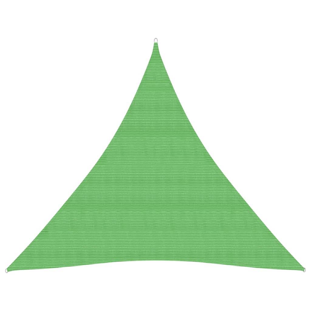Helloshop26 - Voile toile d'ombrage parasol 160 g/m² PEHD 5 x 5 x 5 m vert clair - Image 1