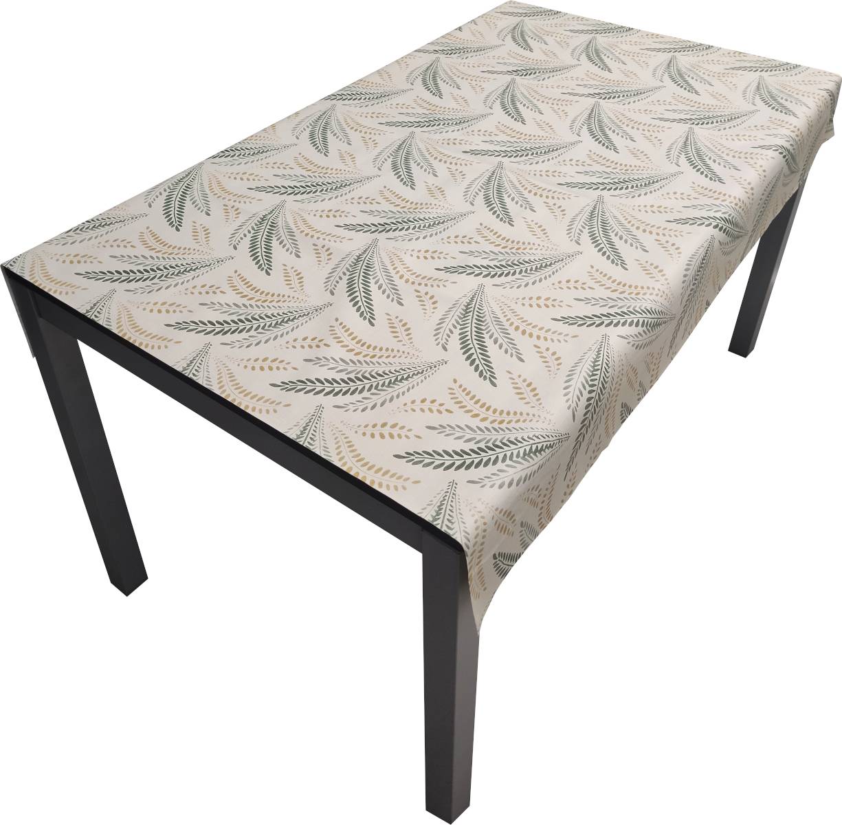 Nappe Composition PVC Base Polyester Anti-taches Pointes Taille 140X250 CM - Image 1