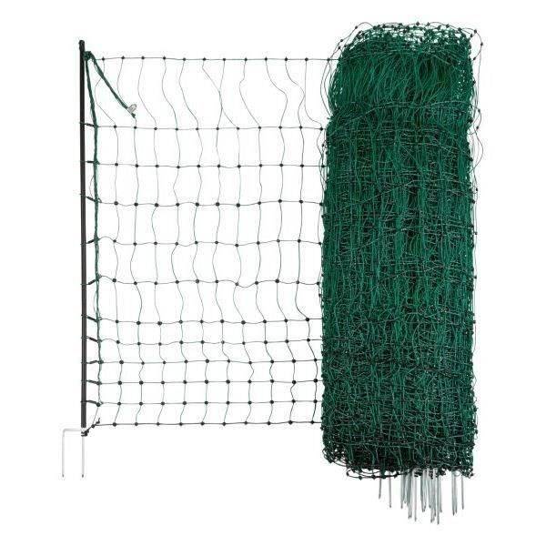 KERBL - Filet pour les poules 25 m - 106 cm - double pointe - vert - non électrique - Image 2
