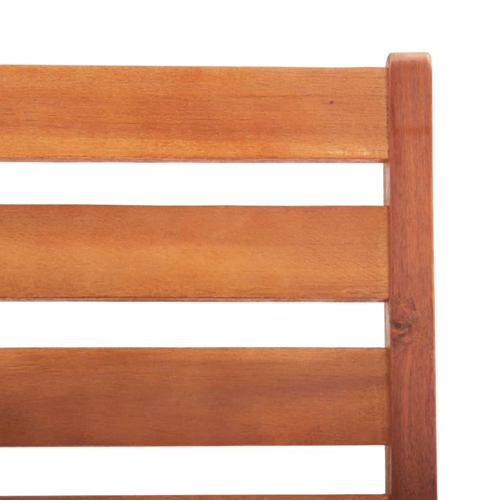 Lot de 2 chaises de jardin acacia naturel et gris 62 x 56 x 92 cm - PANGIVO - Image 7
